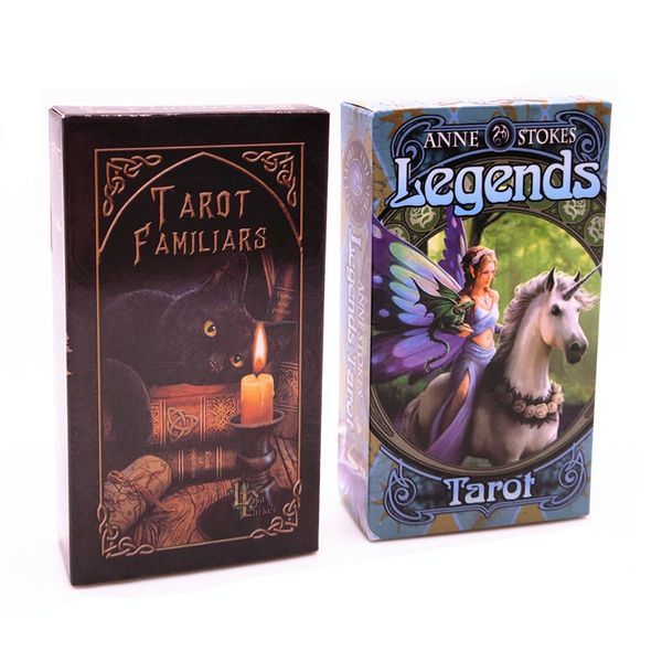 4 Стили Таро Легенды Familars Таро Настольная игра Игра в карты с красочными Box семьи П
4 Стили Таро Легенды Familars Таро Настольная игра Игра в карты с красочными Box семьи П