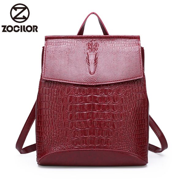 women leather backpacks 2019 female vintage crocodile backpack travel shoulder bag school bags for girls cj191213
women leather backpacks 2019 female vintage crocodile backpack travel shoulder bag school bags for girls cj191213