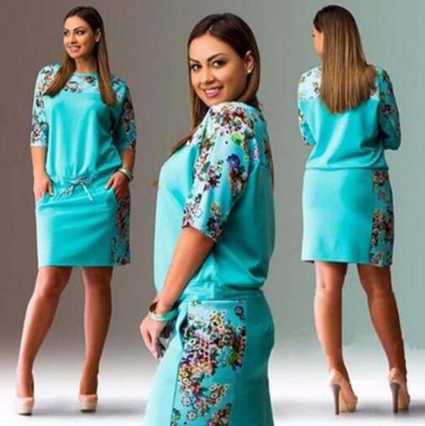 plus-size fat women dress summer new round collar mid sleeve digital print waist sale, Black;gray
plus-size fat women dress summer new round collar mid sleeve digital print waist sale, Black;gray