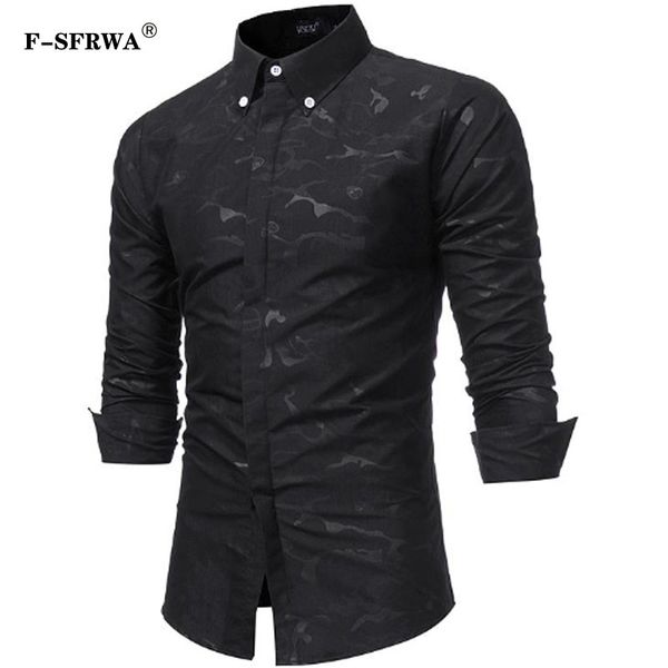 men shirt brand 2017 male long sleeve shirt caueal solid color printing slim fit man dress shirts camisa masculina, White;black
men shirt brand 2017 male long sleeve shirt caueal solid color printing slim fit man dress shirts camisa masculina, White;black