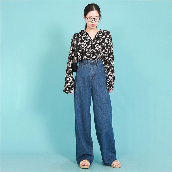 women jeans loose high waist jeans blue wide leg pants spring fashion female vintage denim trousers casual full length pants
women jeans loose high waist jeans blue wide leg pants spring fashion female vintage denim trousers casual full length pants