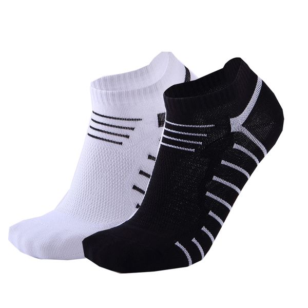 2 pairs summer short socks men fitness running walking active wear sports sock black white color with striped pattern
2 pairs summer short socks men fitness running walking active wear sports sock black white color with striped pattern