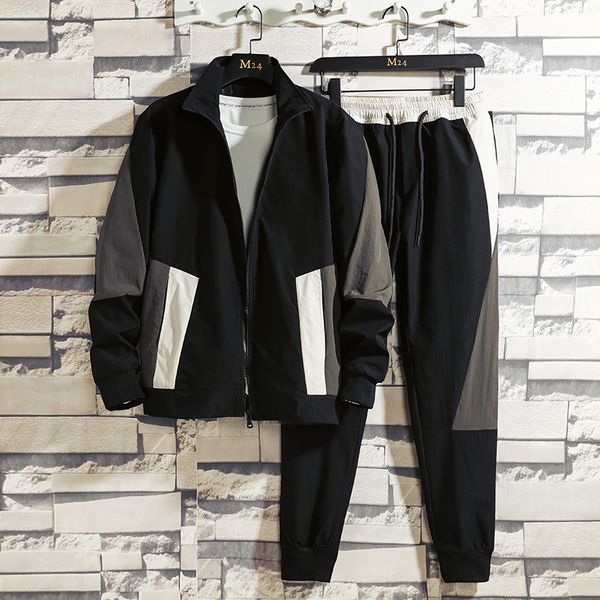new fashion spring autumn men's casual sweatpants long sleeve coat 2 pieces set mixed color size s-4xl a13, Gray
new fashion spring autumn men's casual sweatpants long sleeve coat 2 pieces set mixed color size s-4xl a13, Gray