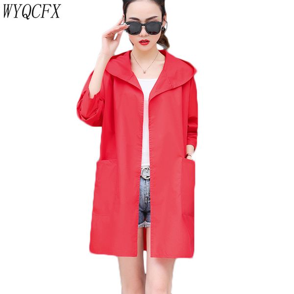 korean windbreaker summer women hooded thin coat long sunscreen cardigan plus size 2019 new fashion casual loose spring clothing, Tan;black
korean windbreaker summer women hooded thin coat long sunscreen cardigan plus size 2019 new fashion casual loose spring clothing, Tan;black
