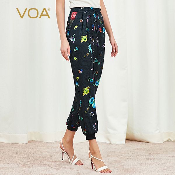 voa printed silk elastic mid-waist oblique bag lace long crotch sports casual threaded foot radish pants female k2191, Black;white
voa printed silk elastic mid-waist oblique bag lace long crotch sports casual threaded foot radish pants female k2191, Black;white