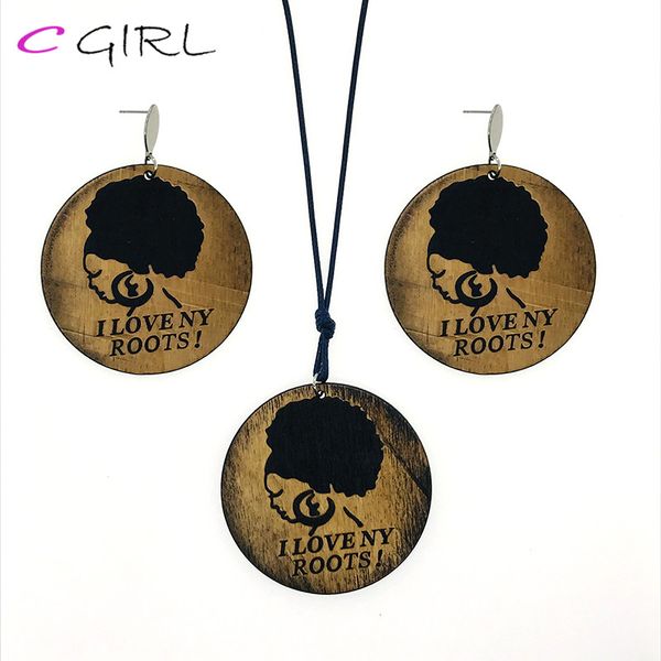 c girl fashion women wooden earring printed beauty head long necklace chocker pendant new design boho styles, Silver
c girl fashion women wooden earring printed beauty head long necklace chocker pendant new design boho styles, Silver