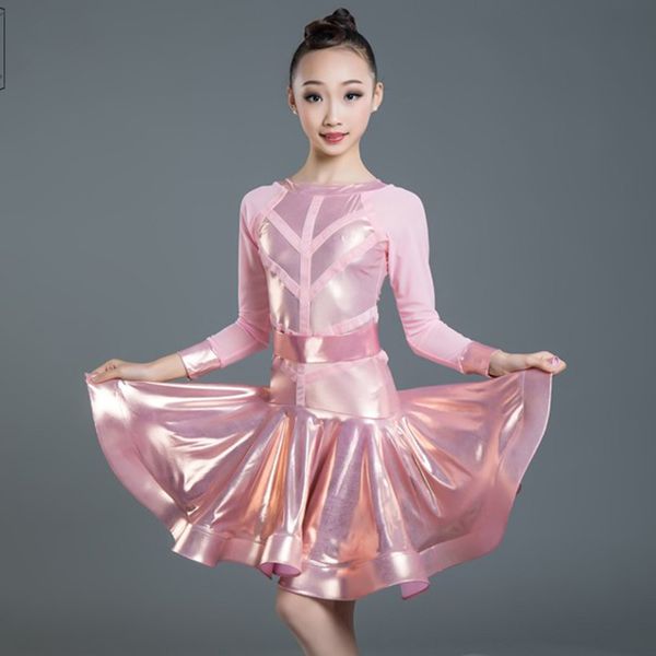 latin dance dress pink long sleeve girls professional competition dresses rumba cha cha samba salsa children dancing wear dn3888, Black;red
latin dance dress pink long sleeve girls professional competition dresses rumba cha cha samba salsa children dancing wear dn3888, Black;red