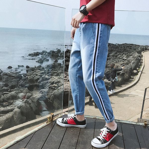 wholesale 2020 fashion casual denim light-colored men's pants korean fashion feet ankle length jeans retro blue mens harem pants
wholesale 2020 fashion casual denim light-colored men's pants korean fashion feet ankle length jeans retro blue mens harem pants