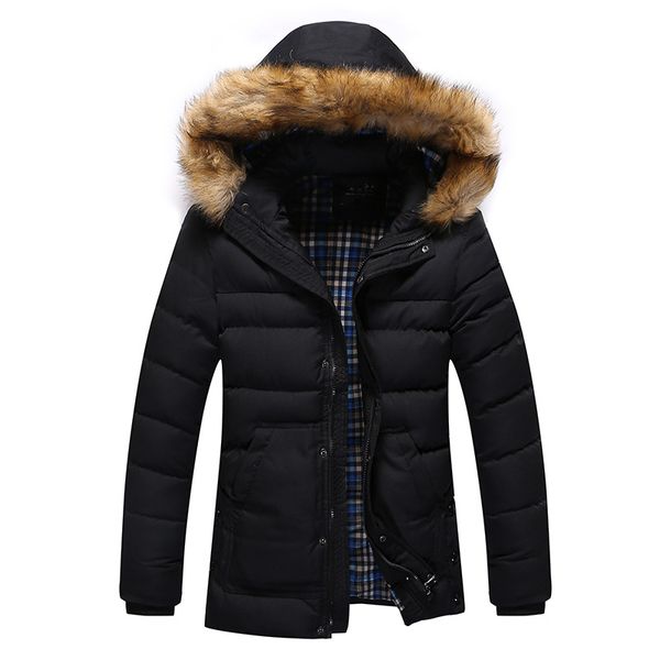 2017 new brand winter warm jacket for men hooded coats casual mens thick coat male slim casual cotton padded down outerwear, Black
2017 new brand winter warm jacket for men hooded coats casual mens thick coat male slim casual cotton padded down outerwear, Black