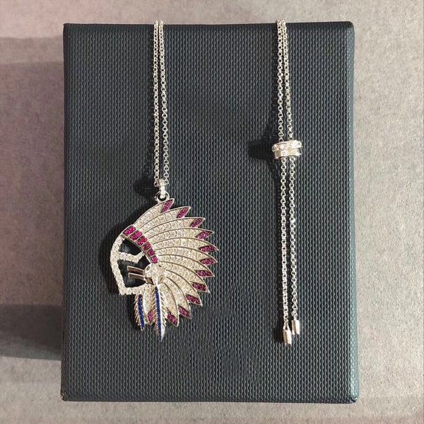 umgodly brand indian tribe necklace beautiful full multicolor cubic zirconia fashion charm feather pendant women party jewelry, Silver
umgodly brand indian tribe necklace beautiful full multicolor cubic zirconia fashion charm feather pendant women party jewelry, Silver