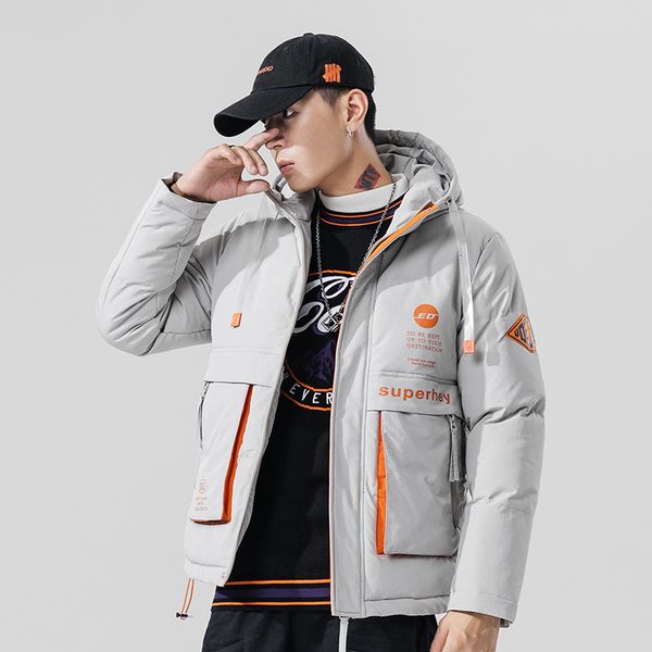 ds men's wear |2019 winter ins trend will pocket men's cotton loose coat male leisure time even hat cotton-padded clothes male, Black
ds men's wear |2019 winter ins trend will pocket men's cotton loose coat male leisure time even hat cotton-padded clothes male, Black