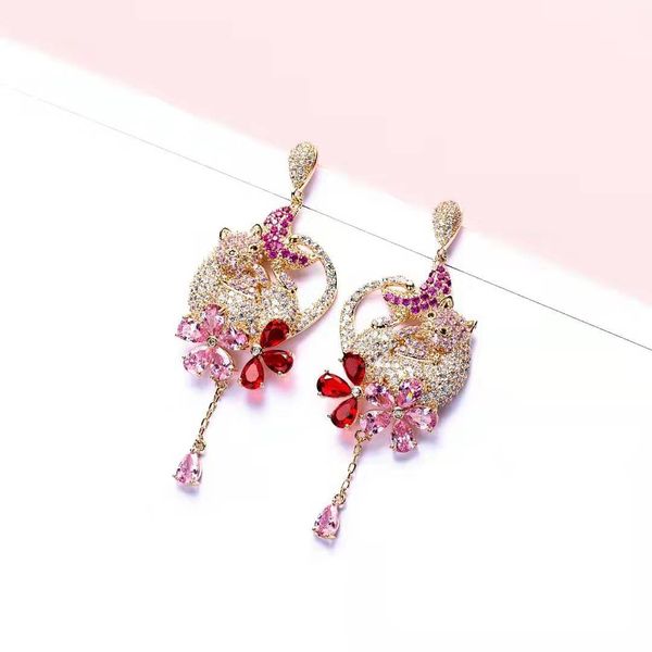 european and american manufacturers directly sell s925 silver needles, micro-set zircon plated real gold cat moon flower earrings
european and american manufacturers directly sell s925 silver needles, micro-set zircon plated real gold cat moon flower earrings