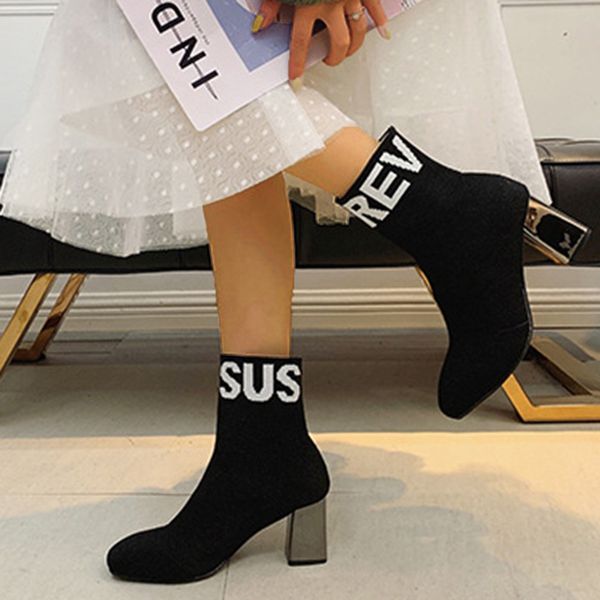 fashion retro women boots shoes ankle winter med slip on mix colors letter square toe boots botas feminina cano alto#g4, Black
fashion retro women boots shoes ankle winter med slip on mix colors letter square toe boots botas feminina cano alto#g4, Black