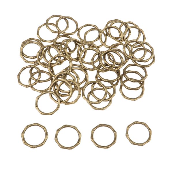 50pcs diy jewelry accessories vintage design ring pendants antique color for wedding decoration birthday and christmas party, Silver
50pcs diy jewelry accessories vintage design ring pendants antique color for wedding decoration birthday and christmas party, Silver