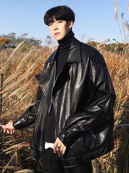 2019 men clothing hair stylist gd handsome plush and warm fur jacket locomotive coat plus size costumes, Black
2019 men clothing hair stylist gd handsome plush and warm fur jacket locomotive coat plus size costumes, Black