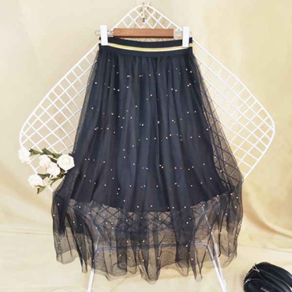 dingzhuang net yarn skirt long section spring and summer a type was thin big skirts brown gold silver, Black;gray
dingzhuang net yarn skirt long section spring and summer a type was thin big skirts brown gold silver, Black;gray