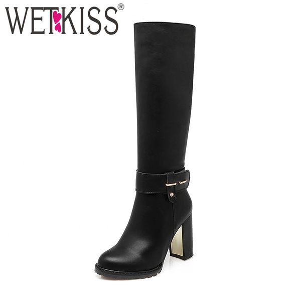 wetkiss big size 34-43 women knee fur inside warm winter boots side zipper thick high heels shoes platform footwear mx200508, Black
wetkiss big size 34-43 women knee fur inside warm winter boots side zipper thick high heels shoes platform footwear mx200508, Black