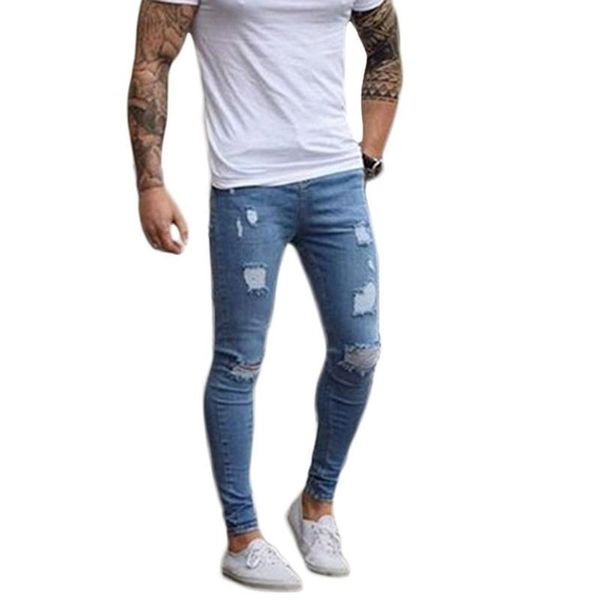 hole slim jeans hip hop men joggers jeans casual denim distressed mens slim pants brand biker trousers skinny homme, Blue
hole slim jeans hip hop men joggers jeans casual denim distressed mens slim pants brand biker trousers skinny homme, Blue