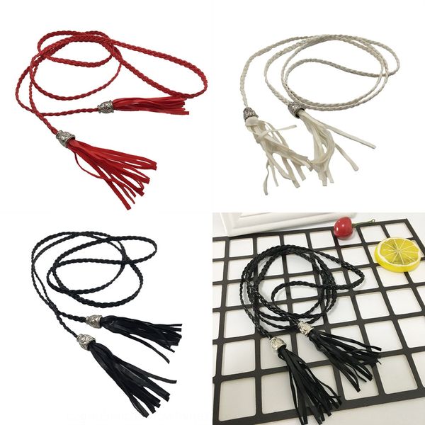 new edition waist rope women's handmade weaving national national dress style thin rope dress knotted decorative waist chain women, Black;brown
new edition waist rope women's handmade weaving national national dress style thin rope dress knotted decorative waist chain women, Black;brown