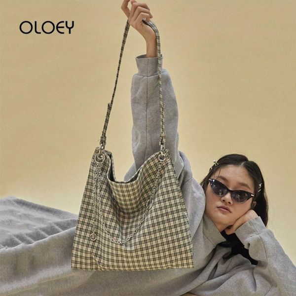 large capacity plaid tote women bag 2020 new fashion women's handbags black shoulder messenger bag chain crossbody bags
large capacity plaid tote women bag 2020 new fashion women's handbags black shoulder messenger bag chain crossbody bags