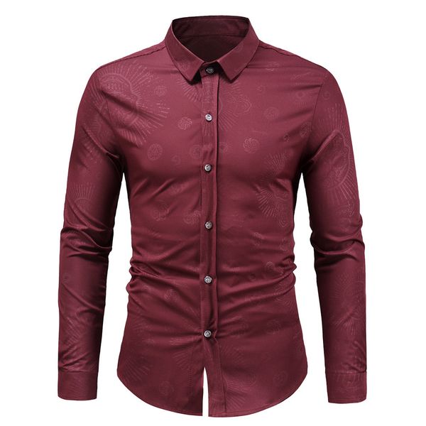 men shirt slim fit shirt men 2019 long sleeve fashions shirts dress turn-down collar man pure color button camisas, White;black
men shirt slim fit shirt men 2019 long sleeve fashions shirts dress turn-down collar man pure color button camisas, White;black