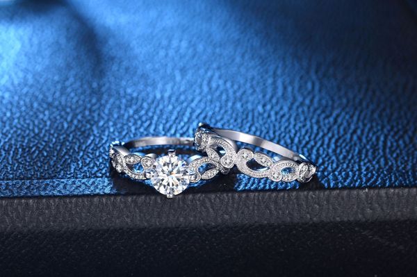 trendy simple white zircon wedding rings set for women bridal engagement anniversary rings jewelry gifts bague femme size 6-10, Silver
trendy simple white zircon wedding rings set for women bridal engagement anniversary rings jewelry gifts bague femme size 6-10, Silver