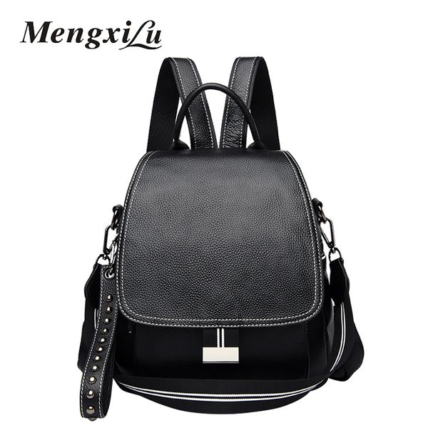 new women backpack genuine leather fashion causal bags cowskin female shoulder bag backpacks for girls high quality
new women backpack genuine leather fashion causal bags cowskin female shoulder bag backpacks for girls high quality