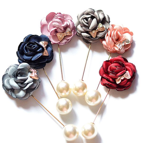 rose bowknot brooch imitation pearl pin brooch women sweater shawl clothes decor@88, Gray
rose bowknot brooch imitation pearl pin brooch women sweater shawl clothes decor@88, Gray