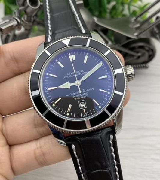47mm rotating bezel super-ocean luminous mens watches automatic mechanical 1884 watch leather band full black wristwatches, Slivery;brown
47mm rotating bezel super-ocean luminous mens watches automatic mechanical 1884 watch leather band full black wristwatches, Slivery;brown