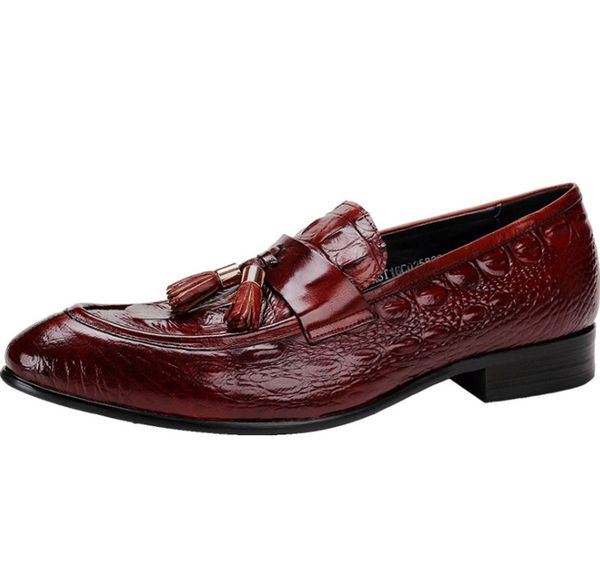 genuine leather men shoes formal dress shoe sapato social masculino leather brown elegant luxury suit shoes big size, Black
genuine leather men shoes formal dress shoe sapato social masculino leather brown elegant luxury suit shoes big size, Black