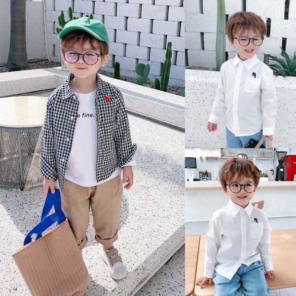 baby plaid western-style men's wear shirt long-sleeved shirt children's autumn fashion 2020 new, White;black
baby plaid western-style men's wear shirt long-sleeved shirt children's autumn fashion 2020 new, White;black