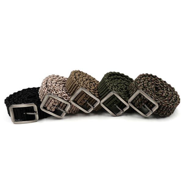 new tactical 550 paracord belt parachute cord waist belt survival woven belt camping hunting hiking survival emergency
new tactical 550 paracord belt parachute cord waist belt survival woven belt camping hunting hiking survival emergency