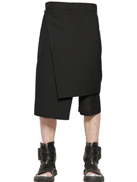 new catwalk fashion asymmetric skirt trousers europe and the united states men's personality casual wide-leg pants skirt, Black
new catwalk fashion asymmetric skirt trousers europe and the united states men's personality casual wide-leg pants skirt, Black