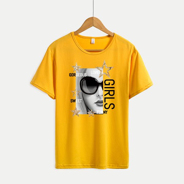 DIY T-Shirts for Girls Fashion Cute Womens Crew Neck Shirts Summer Breathable Casual Women Tee Plus Size M-4XL A683
DIY T-Shirts for Girls Fashion Cute Womens Crew Neck Shirts Summer Breathable Casual Women Tee Plus Size M-4XL A683