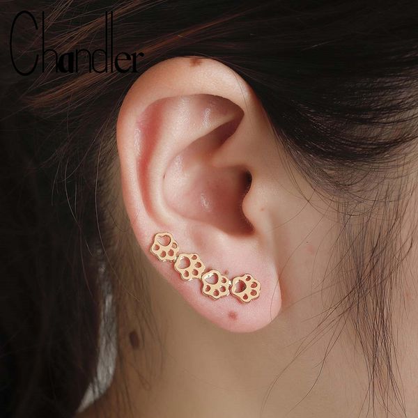 chandler cute cat dog footprints climbing earrings ear crawlers climber earring kids girls wild simple brincos oorbellen, Golden;silver
chandler cute cat dog footprints climbing earrings ear crawlers climber earring kids girls wild simple brincos oorbellen, Golden;silver