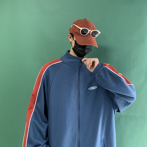 yi dao vintage autumn clothing new style chic trend loose-fit contrast color sports hoodie coat boy's hong kong style casual jac, Black;brown
yi dao vintage autumn clothing new style chic trend loose-fit contrast color sports hoodie coat boy's hong kong style casual jac, Black;brown