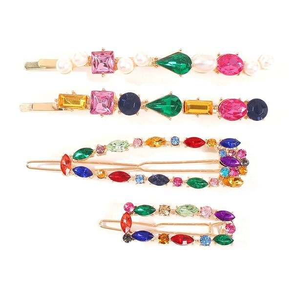 crystal hair clip girl girl multicolor hair clip ladies headdress rhinestone, Golden;white
crystal hair clip girl girl multicolor hair clip ladies headdress rhinestone, Golden;white