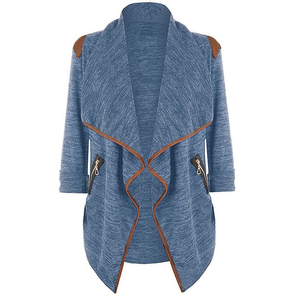 2019 new ladies coat casual loose lapel long sleeve outwear zipper cardigan knitwear plus size women coat, Black;brown
2019 new ladies coat casual loose lapel long sleeve outwear zipper cardigan knitwear plus size women coat, Black;brown