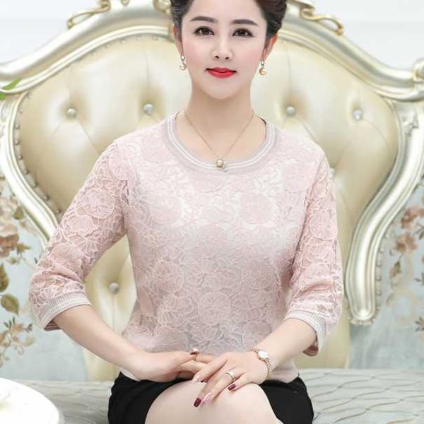 lace sweater women three quarter sleeve round neck pull femme spring autumn thin jumper women oversized sweater aq247, White;black
lace sweater women three quarter sleeve round neck pull femme spring autumn thin jumper women oversized sweater aq247, White;black
