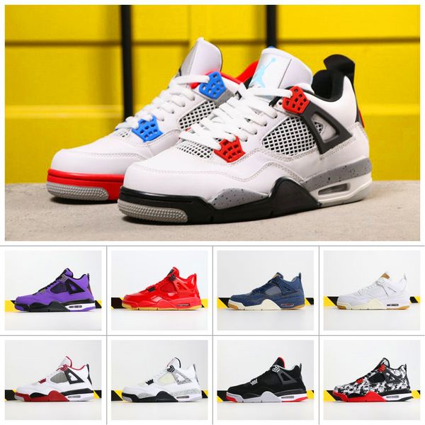 2020 jòrdan 4 iv white cement black cat basketball shoes men bred 4s encore wings singles day designer sneakers pure money trainers
2020 jòrdan 4 iv white cement black cat basketball shoes men bred 4s encore wings singles day designer sneakers pure money trainers