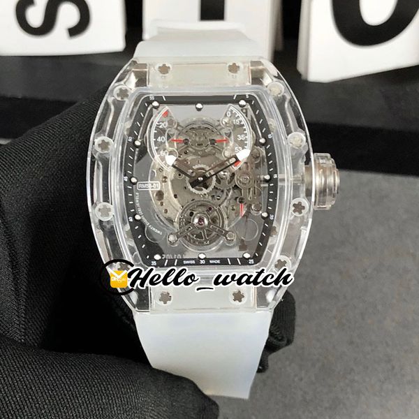 new rm56-01 56-01 rm056 transparent case black inner skeleton dial miyota automatic mens watch white rubber strap sport watches hello_watch, Slivery;brown
new rm56-01 56-01 rm056 transparent case black inner skeleton dial miyota automatic mens watch white rubber strap sport watches hello_watch, Slivery;brown