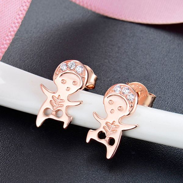 new fashion sterling silver creative personality creative character earrings korean version of the small jewelry, Golden;silver
new fashion sterling silver creative personality creative character earrings korean version of the small jewelry, Golden;silver