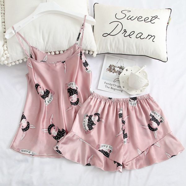 lovely cartoon ladies pajamas, ladies summer suspire + shorts pajamas suit, imitation silk home wear, Black;red
lovely cartoon ladies pajamas, ladies summer suspire + shorts pajamas suit, imitation silk home wear, Black;red