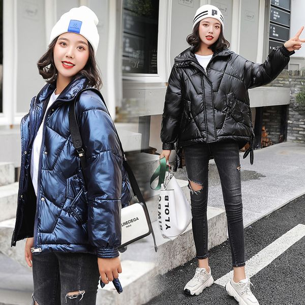 light down cotton woman short fund bread serve winter loose coat student cotton-padded clothes cotton-padded jacket thickening, Black
light down cotton woman short fund bread serve winter loose coat student cotton-padded clothes cotton-padded jacket thickening, Black