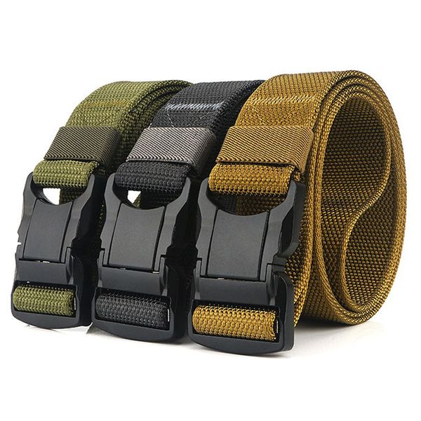 outdoor combat tactical belt with plastic buckle adjustable army hook loop nylon waistband training hunting belt 125cm, Black;gray
outdoor combat tactical belt with plastic buckle adjustable army hook loop nylon waistband training hunting belt 125cm, Black;gray