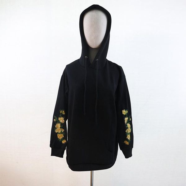 hooeded sweatshirt women elegant floral embroidery long sleeve pullover christmas hoodies new fashion casual, Black
hooeded sweatshirt women elegant floral embroidery long sleeve pullover christmas hoodies new fashion casual, Black