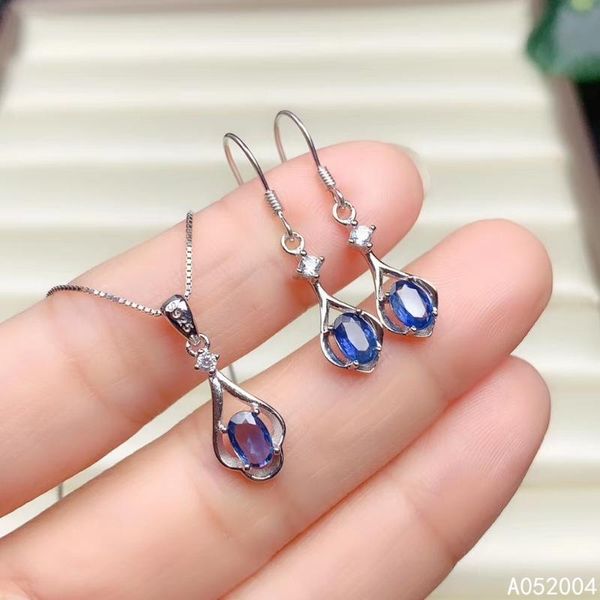 kjjeaxcmy fine jewelry 925 sterling silver inlaid natural sapphire female pendant earring set popular supports test, Black
kjjeaxcmy fine jewelry 925 sterling silver inlaid natural sapphire female pendant earring set popular supports test, Black