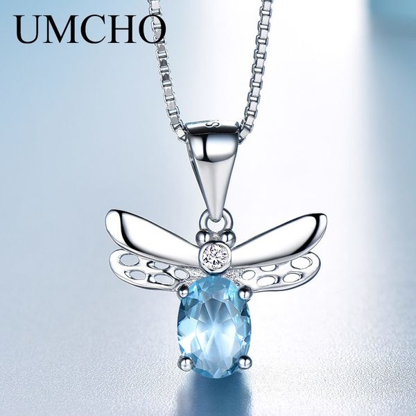 umcho elegant necklaces pendants 925 sterling silver oval created sky blue z necklace party for women gift fine jewelry t190702
umcho elegant necklaces pendants 925 sterling silver oval created sky blue z necklace party for women gift fine jewelry t190702