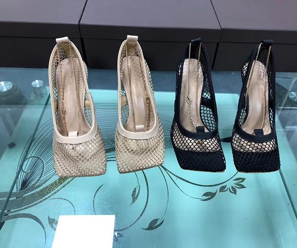 square head sandals woman with box fishing net chain sandals fashion rome high heels sandals spring and summer 2020 new leather, Black
square head sandals woman with box fishing net chain sandals fashion rome high heels sandals spring and summer 2020 new leather, Black