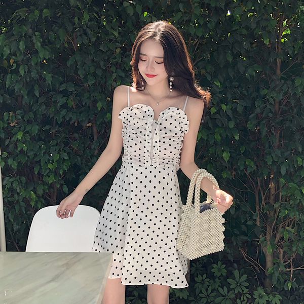 dresses v-neck summer spaghetti strap empire above knee mini ruffles dot a-line sweet, Black;gray
dresses v-neck summer spaghetti strap empire above knee mini ruffles dot a-line sweet, Black;gray